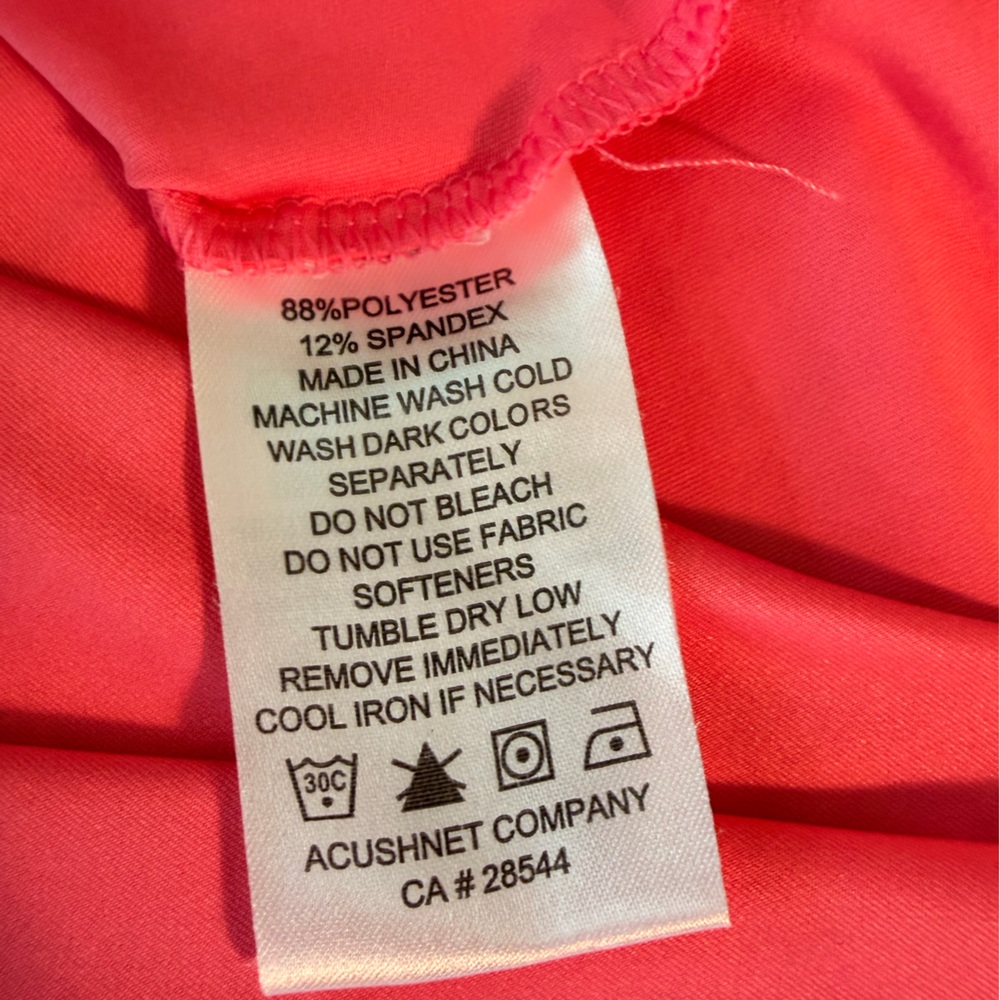 FootJoy Men's Painted Floral Lisle Self Collar Golf Polo ProDry Performance  XL - Picture 8 of 9